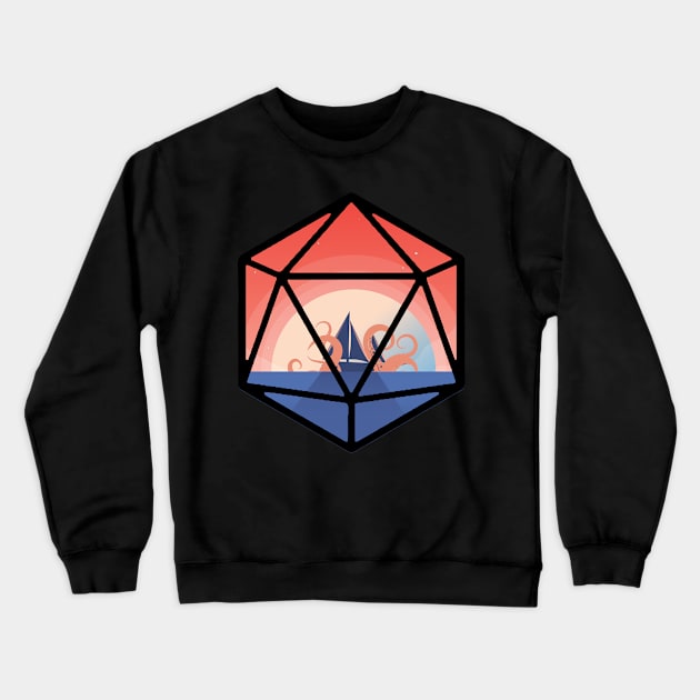 Kraken D20 Crewneck Sweatshirt by MimicGaming